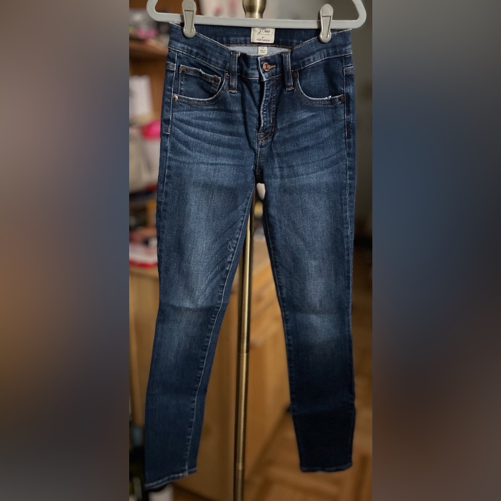 Stretchy J. Crew toothpick jeans